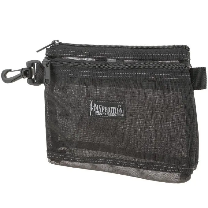 Moire Pouch 8" X 6"  (Black) (Buy 1 Get 1 Free. Mix And Match In Multiples Of 2. All Sales Final.) 1
