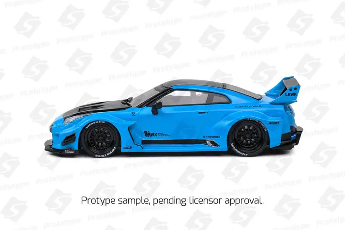 Solido - 1/43 Nissan Gtr (R35) Lb Silhouette Miami Blue 1