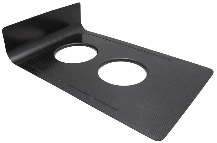 K&N - Carbon Fiber Hood Scoop Pan - Inner Hood Scoop Pan; 7.25" Dominator Carb (100-8509) 1