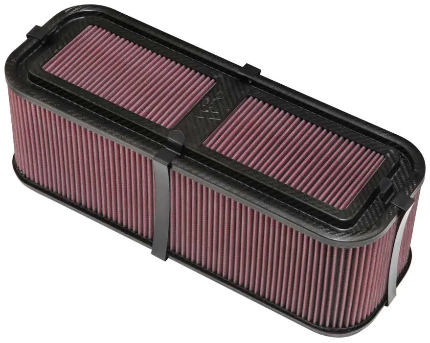 K&N - Custom Racing Assembly - Carbon Fiber; Air Box; Medium W/Base & Hardware (100-8570) 1