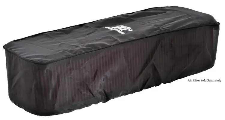 K&N - Air Filter Wrap - Precharger; Medium 4" Air Box, Black (100-8576Pk) 1