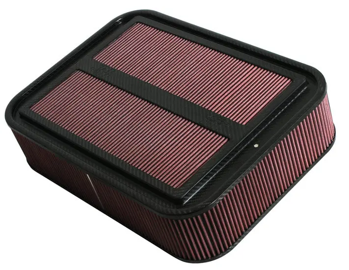 K&N - Custom Racing Assembly - Carbon Fiber; Air Box; Large, 4" Air Box Only No Base (100-8591) 1