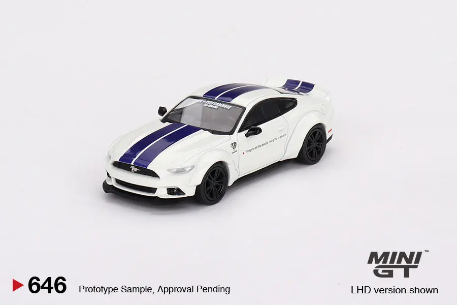 Mini Gt - 1/64 Lb?Works Ford Mustang (White) 1
