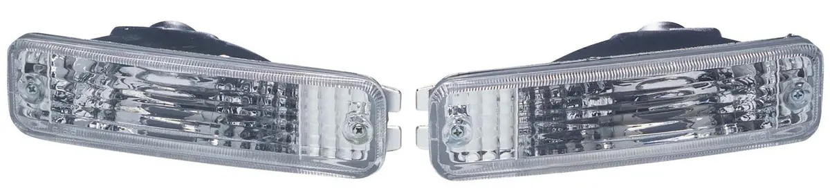 Honda Civic/Crx 88-89 Clear Front Bumper Lights 1