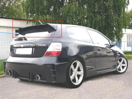 Honda Civic 01-06 3D Spoiler Typer [Autor] 1