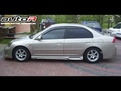 Honda Civic 01-04 4D Sideskirts Db9 [Autor] 1