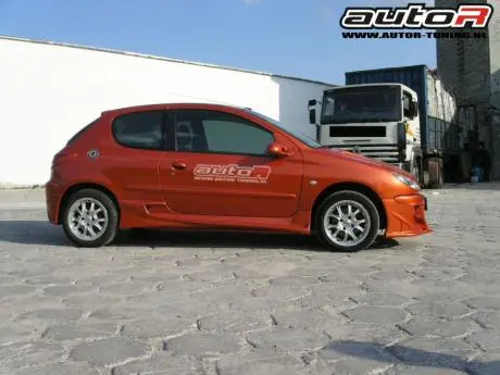 Peugeot 206 98-03 3D Sideskirts Hunter [Autor] 1