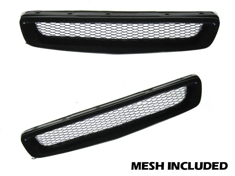 Honda Civic 96-98 Type R Look Abs Grill + Alu Mesh [Six] 1