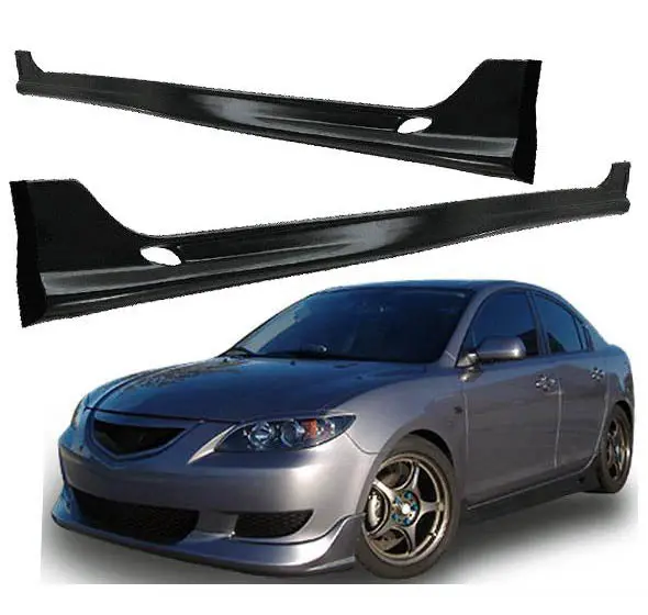 Mazda 3 03-08 K-Style Abs Sideskirts [Six] 1