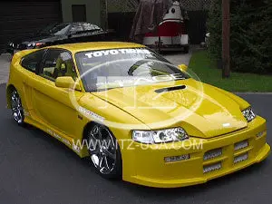 Honda Crx 88-91 Blackwidow 2 Wide Front Bumper [Itz] 1