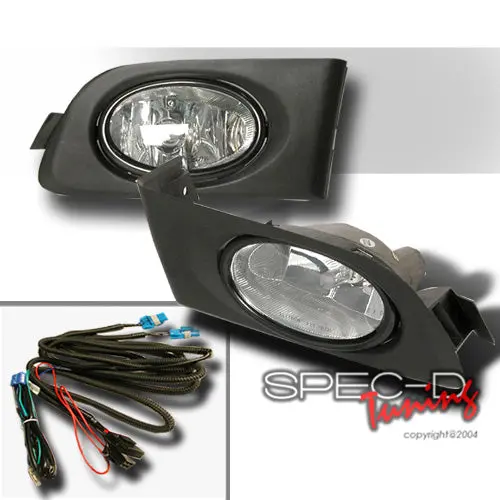 Honda Civic 01-03 2D Coupe Oem Foglights Clear 1