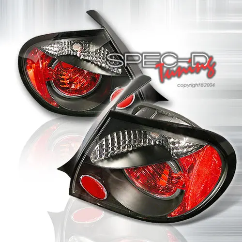 Dodge Neon 03-05 V2 Taillights Black [Sr] 1