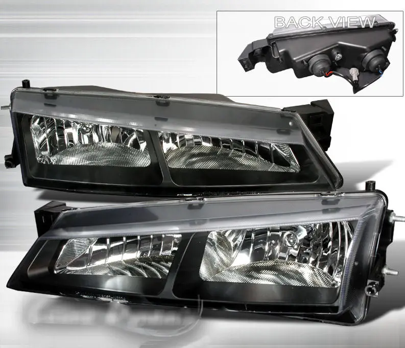 Nissan 200Sx 97-99 S14a Black Clear Jdm Headlights Rhd 1