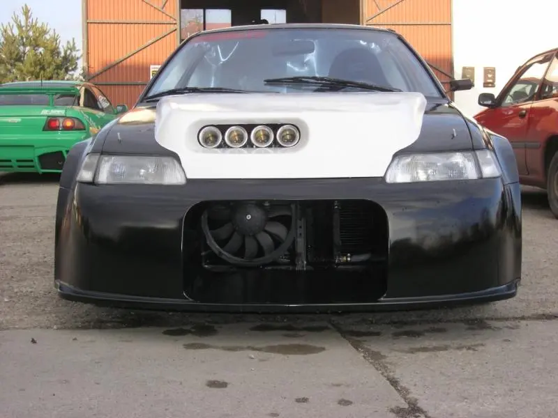Honda Crx 90-91 Vtec Hood Dragrace [Autor] 1