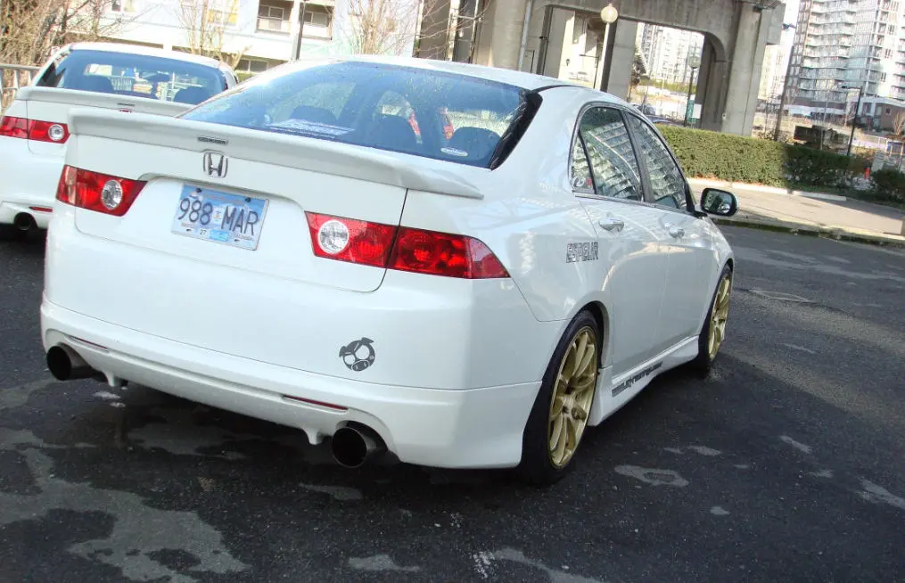 Honda Accord 03-05 4D Mugen Style Abs Rear Bumperlip [Six] 1