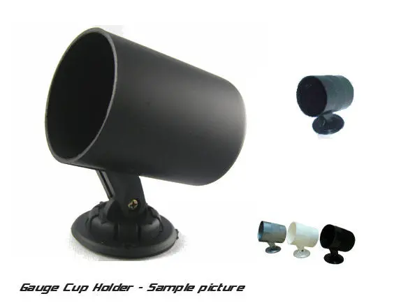 Six-Performance Universal 52Mm Gauge Cup Holder Black 1