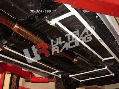 Mitsubishi Evo 7/8/9 Ultraracing 2X 4-Point Side/Floor Bars 1