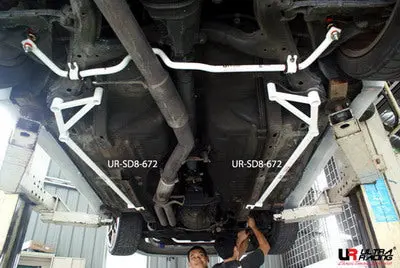 Nissan S13 89-94 Ultraracing 2X 4-Point Side/Floor Bars 1