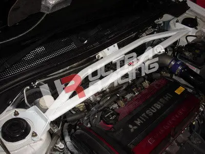 Mitsubishi Evo 7/8/9 Ultraracing 3Point Front Upper Strutbar 1