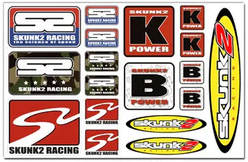 Skunk2 Decal/Sticker Package (Windshield + 2X Side Decal) 1