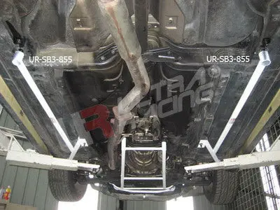 Nissan S14 95-99 Ultraracing 2X 3-Point Side/Floor Bars 1