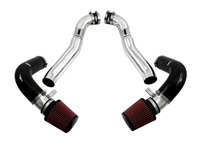Nissan 350Z 07-08 Dual Tube Cold Air Intake Polish [Injen] 1