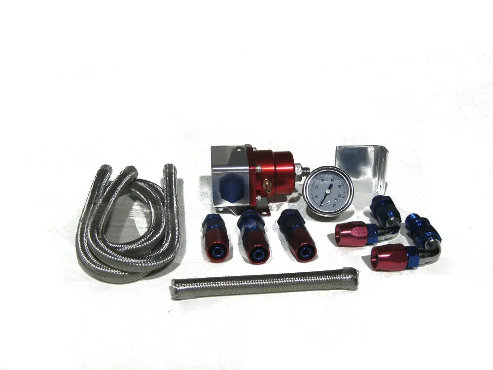 Aeromotive Style Fuel Pressure Regulator Incl Hose/Gauge 1