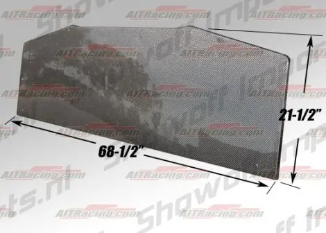 Ait Universal Front Carbon Splitter Square Corners 174X55cm 1