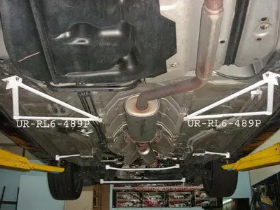 Honda Odyssey 05+ Ultraracing 2X 2-Point Rear Member Braces 1
