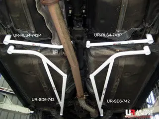 Impreza Wrx/Sti 01-07 Gd Ultra-R 2X 2Point Rear/Side Braces 1