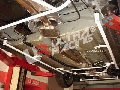 Honda Accord 03-08 4D Ultra-R 2X 4-Point Side Floor Bars 1