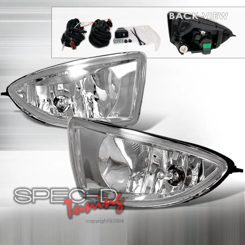 Honda Civic 04-05 2D Coupe Oem Style Foglights Oem Style Clear 1