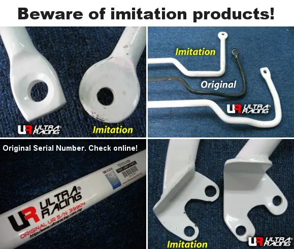 Nissan 350Z 02-08 Ultraracing 2-Point Mid Lower Member Brace 2