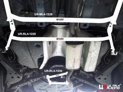 Nissan X Trail 2.0 08+ Ultraracing 4-Point Rear L Brace 1229 1