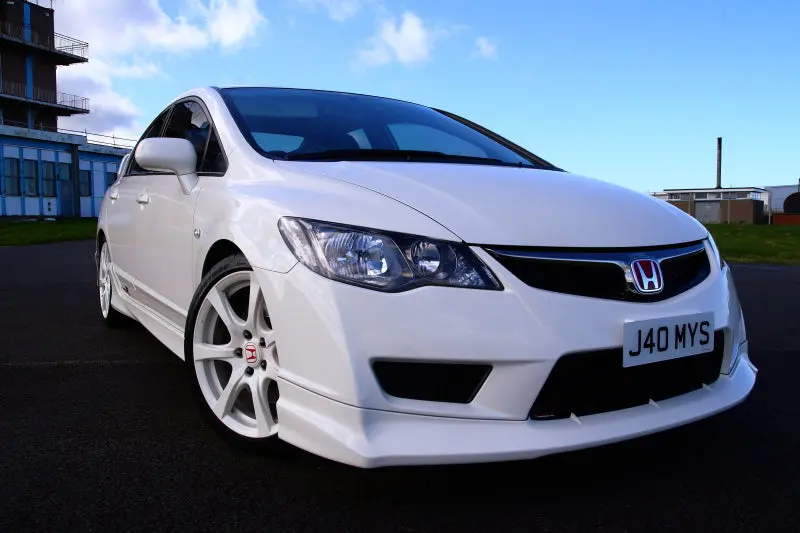 Honda Civic 4D/Hybrid 09+ Type R Look Abs Front Lip [Six] 1