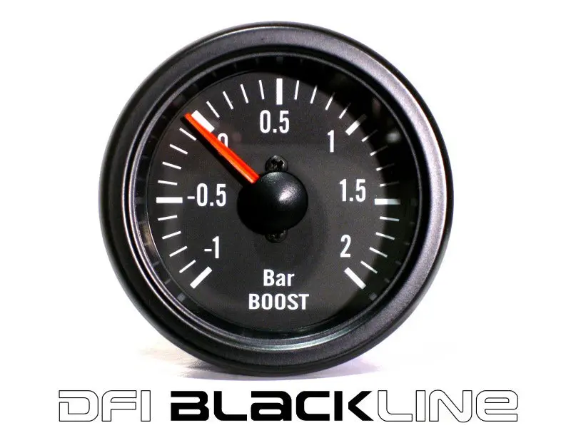 Dfi Blackline Universal Meter Gauge 52Mm - Boost (Bar) 1