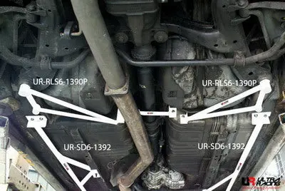 Nissan Skyline Gtr R33 Ultra-R Rear 2X 3-Point Rear Braces 1