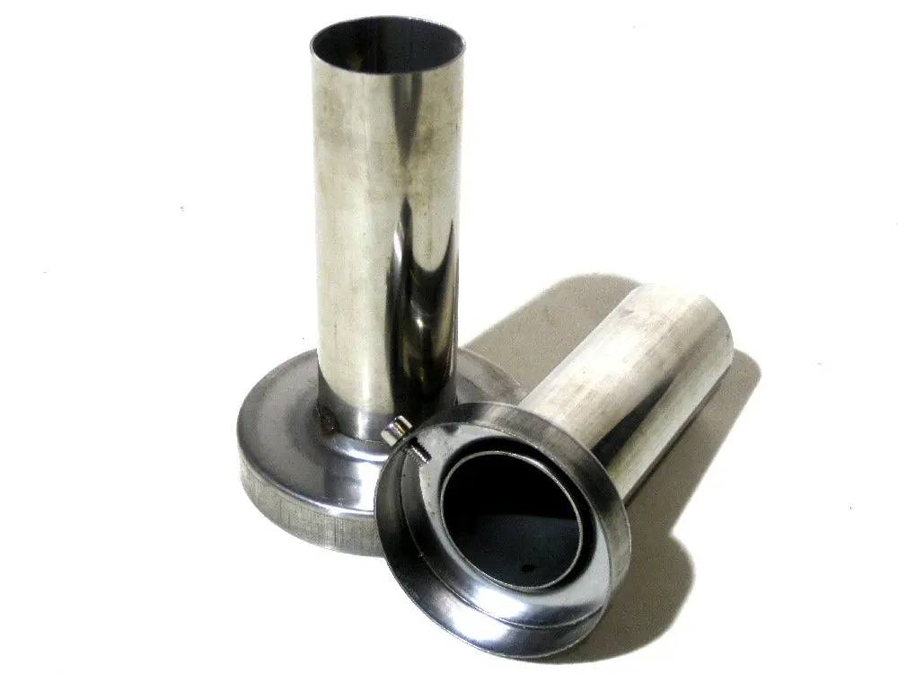 Universal Six Single Layer Exhaust Silencer 10Cm /4 Inch 1
