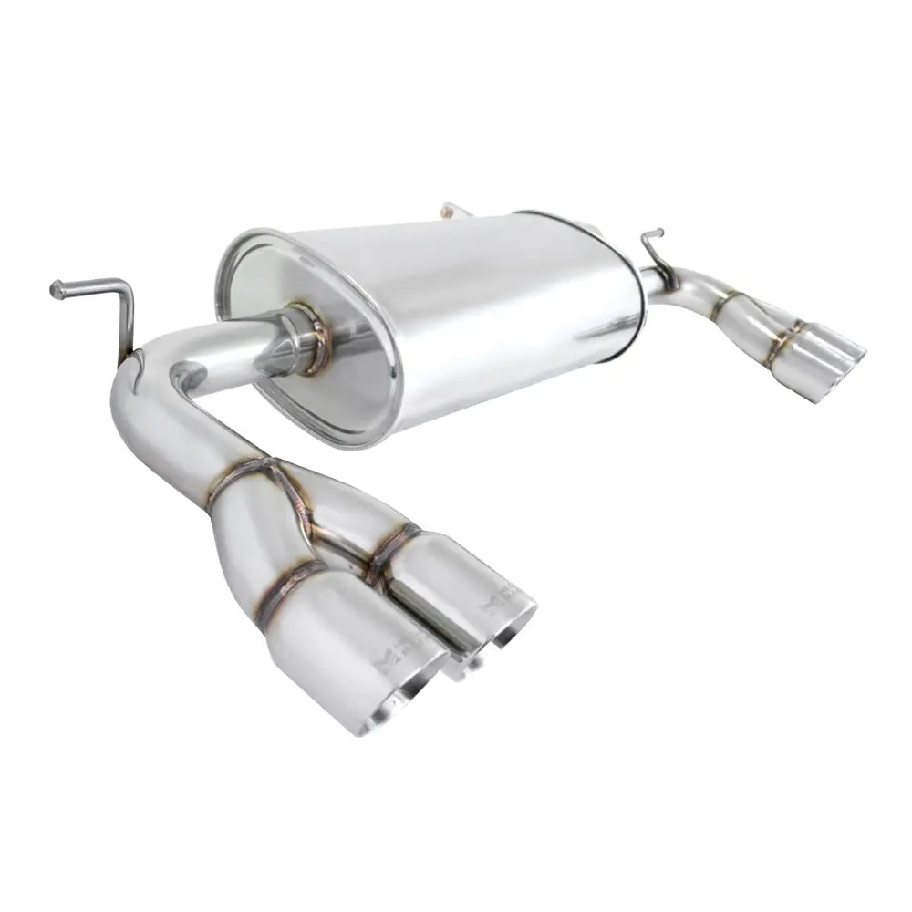 Hyundai Genesis 09+ Axle Back Exhaust Dual Rvs Roll Tips Mr 1