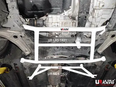 Mitsubishi Evo X Ultraracing 5-Point Front H-Brace 1421 1