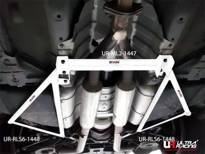 Nissan 370Z /Infiniti G37 Ultra-R 2-Point Mid Lower Bar 1447 1