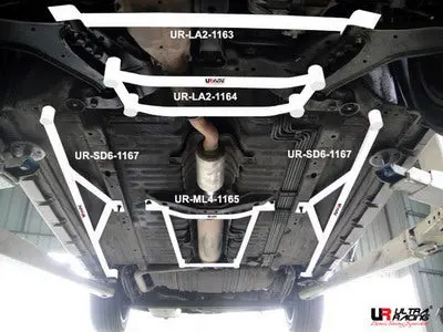 Nissan Cefiro 98-03 A33 Ultraracing 4-Point Mid Lower Bar 1