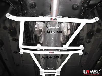 Mini Clubman 08+ 1.6T Ultraracing 4-Point Mid Lower Bar 1649 1