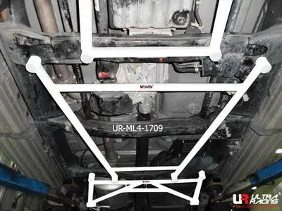 Isuzu D-Max 3.0D 02+ Ultraracing 4-Point Mid Lower Brace 1