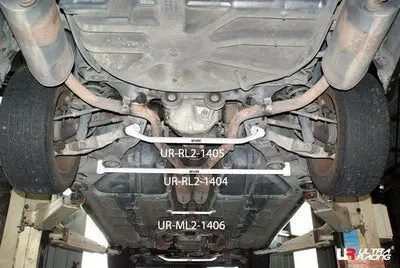 Jaguar S-Type 3.0 V6 99-08 Ultraracing Rear Lower Bar 1404 1
