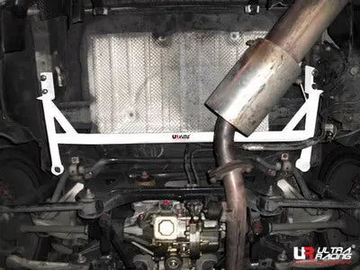 Mitsubishi Evo X Ultraracing 4-Point Rear Lower Brace 1423 1