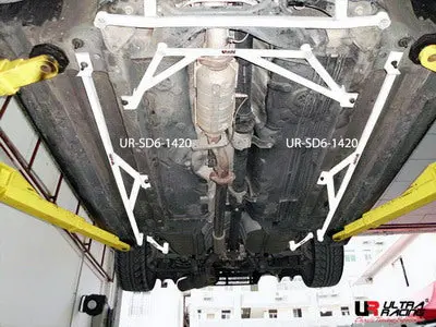 Mitsubishi Evo X Ultraracing 2X 3-Point Side/Floor Bars 1420 1