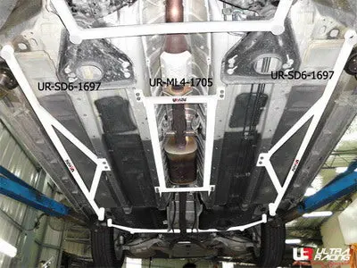Nissan Teana 09+ J32 Ultraracing 2X 3-Point Rear Side Bars 1