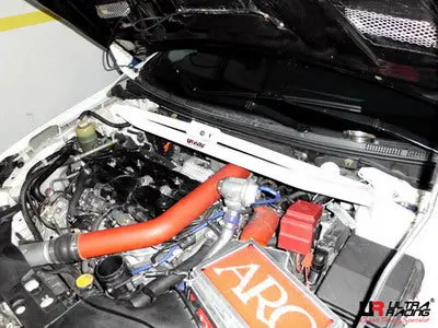 Mitsubishi Evo X Ultraracing 3-Point Front Strutbar 1426 1