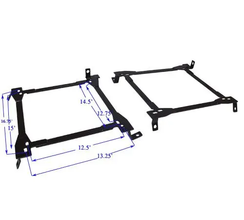 Nissan S13/S14/S15 Lhd Seat Frames/Brackets/Consoles L+R 1